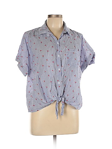 Beach Lunch Lounge Short Sleeve Button-Down Shirt (view 1)