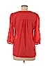 Assorted Brands 100% Polyester Red 3/4 Sleeve Blouse Size M - photo 2
