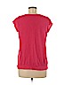 Ann Taylor LOFT 100% Cotton Pink Short Sleeve Top Size M - photo 2