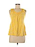 Ann Taylor LOFT Outlet Yellow Sleeveless Top Size M - photo 1