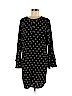 Ann Taylor LOFT 100% Polyester Black Casual Dress Size M - photo 1