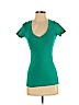 Ambiance Apparel Green Short Sleeve T-Shirt Size S - photo 1