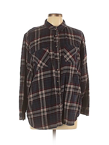 BDG Long Sleeve Button-Down Shirt (view 1)