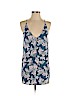 Ann Taylor LOFT 100% Polyester Blue Sleeveless Blouse Size S - photo 1