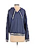 Free Press Blue Pullover Hoodie Size M - photo 1