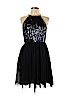 Everly 100% Polyester Black Cocktail Dress Size L - photo 1