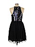 Everly 100% Polyester Black Cocktail Dress Size L - photo 2