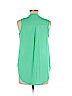 Lush 100% Polyester Green Sleeveless Blouse Size M - photo 2