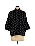 Comfy U.S.A. Black Long Sleeve Button-Down Shirt Size XS - photo 1