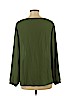 Lush 100% Polyester Green Long Sleeve Blouse Size M - photo 2