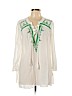 New Directions 100% Rayon White 3/4 Sleeve Blouse Size L - photo 1
