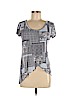 No Comment Blue Short Sleeve Top Size M - photo 1