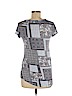 No Comment Blue Short Sleeve Top Size M - photo 2