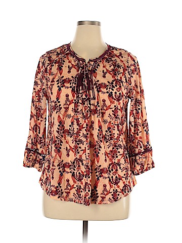 Style&Co Long Sleeve Blouse (view 1)