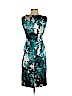 Tahari Teal Casual Dress Size 5 - photo 2