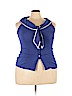 Beach Bash 100% Polyester Blue Sleeveless Blouse Size 3X - photo 1