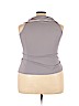 Beach Bash 100% Polyester Gray Sleeveless Blouse Size 3X - photo 2