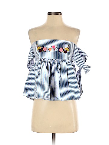 Trafaluc by Zara Short Sleeve Blouse (view 1)