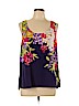 Apt. 9 100% Polyester Purple Sleeveless Blouse Size L - photo 1