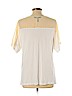 BCBG Paris 100% Rayon White Short Sleeve Top Size L - photo 2