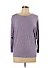 Willi Smith Purple 3/4 Sleeve Top Size L - photo 1