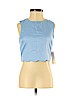TOBI Blue Sleeveless Blouse Size XS - photo 1