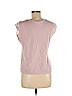 Ann Taylor LOFT 100% Cotton Pink Short Sleeve T-Shirt Size M - photo 2