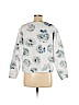 Ann Taylor LOFT 100% Cotton White Sweatshirt Size M - photo 2