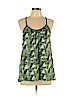 Rebecca Minkoff 100% Silk Green Sleeveless Silk Top Size L - photo 1