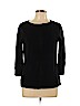 Karen Scott 100% Acrylic Black Pullover Sweater Size L - photo 1