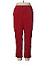 Talbots Red Velour Pants Size 16 - photo 1