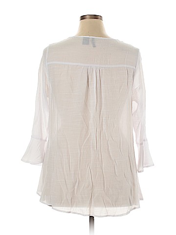New Directions 3/4 Sleeve Blouse (view 2)
