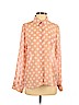 Timing 100% Polyester Pink Long Sleeve Blouse Size M - photo 1