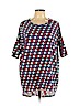 Lularoe Blue Short Sleeve Top Size M - photo 1