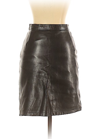 Ventcouvert Leather Skirt (view 2)