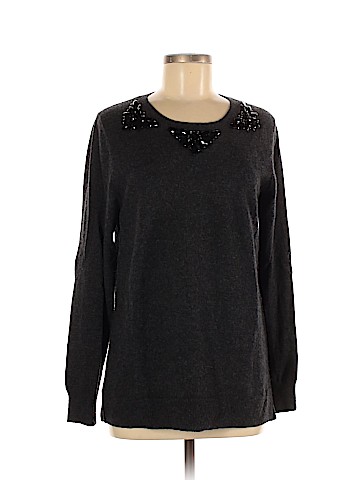 Nearly Nude Cashmere Pullover Sweater (view 1)