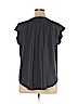Ann Taylor LOFT Outlet Gray Short Sleeve Top Size XL - photo 2