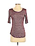 Apt. 9 Burgundy Short Sleeve T-Shirt Size XS - photo 1