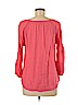 Saint Tropez Pink 3/4 Sleeve Blouse Size M - photo 2