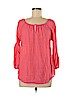 Saint Tropez Pink 3/4 Sleeve Blouse Size M - photo 1