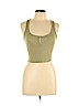 Forever 21 Green Sleeveless Henley Size L - photo 1