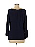 Solitaire 100% Rayon Blue 3/4 Sleeve Blouse Size M - photo 2