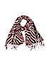 Assorted Brands 100% Polyester Animal Print White Scarf One size - photo 1