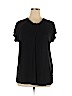 Banana Republic Factory Store Black Short Sleeve Top Size XL - photo 1