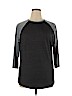 Lularoe 100% Polyester Black 3/4 Sleeve T-Shirt Size XL - photo 1