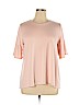 Ann Taylor LOFT Pink Short Sleeve Top Size XL - photo 1