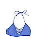 Xhilaration 100% Polyester Blue Swimsuit Top Size M - photo 1