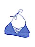 Xhilaration 100% Polyester Blue Swimsuit Top Size M - photo 2