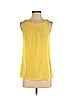 Banana Republic 100% Silk Yellow Sleeveless Silk Top Size 4 - photo 1