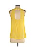 Banana Republic 100% Silk Yellow Sleeveless Silk Top Size 4 - photo 2